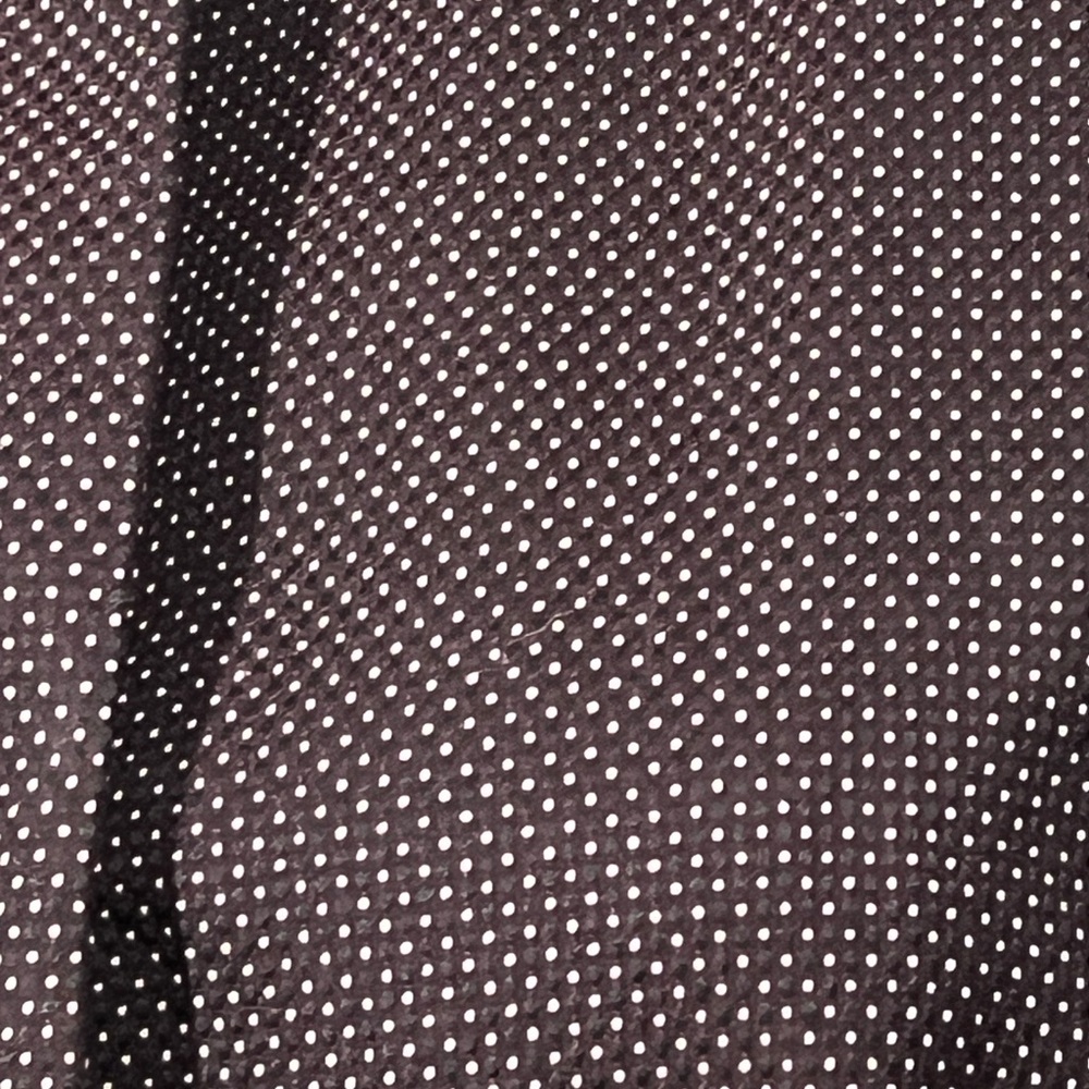 Ann Taylor Blazer 8T Dark Purple beige polka dot long sleeve snap button office - Picture 3 of 7